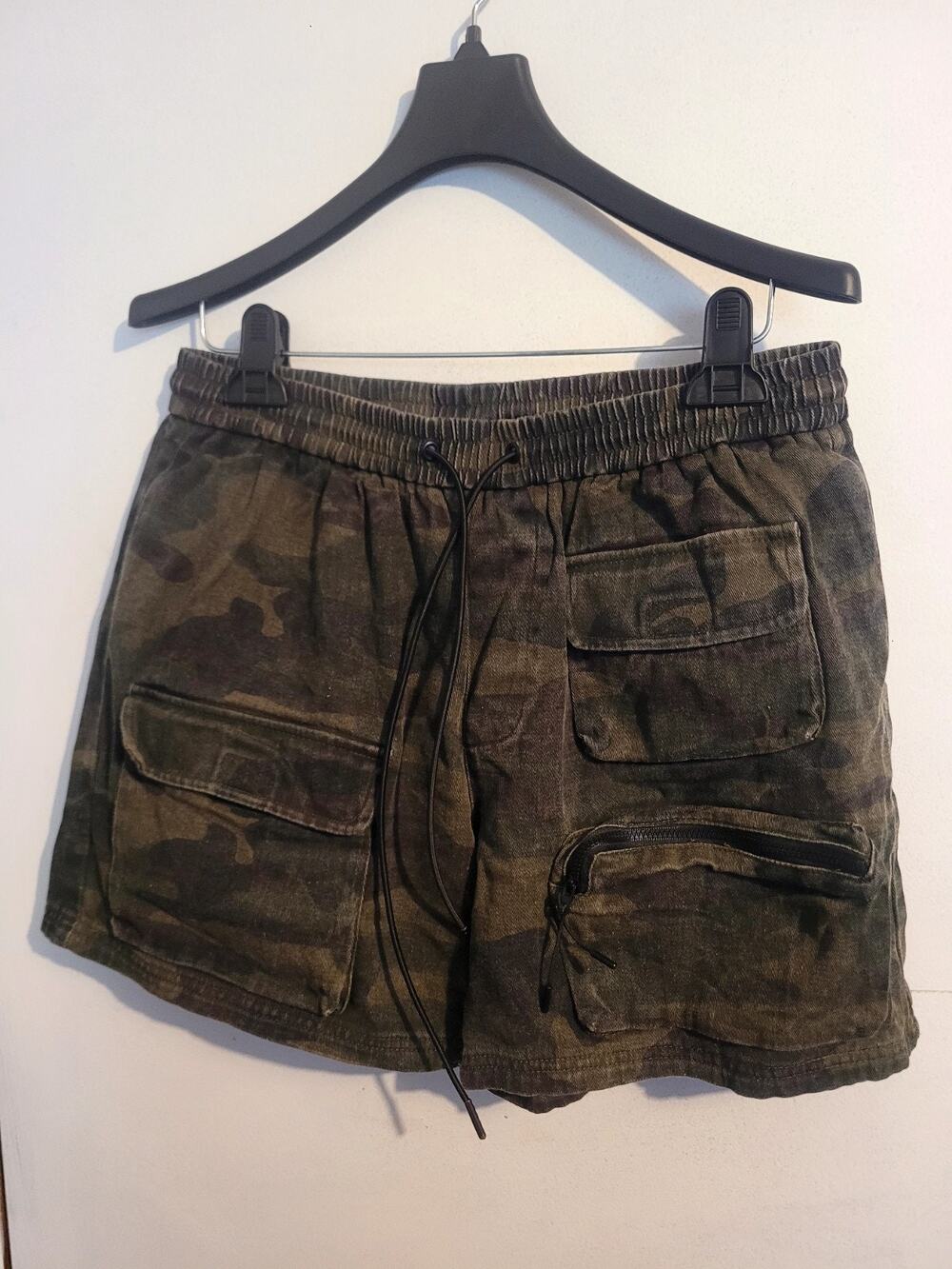 RICHIE LE Mens S Cargo Lined Camo Shorts | Modern Utility Elevated Basic Comfort